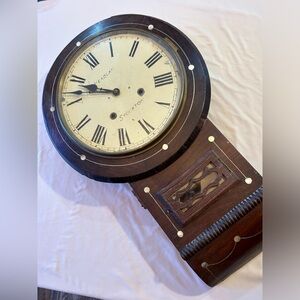 Antique Headlam Of Stockton Wood Clock